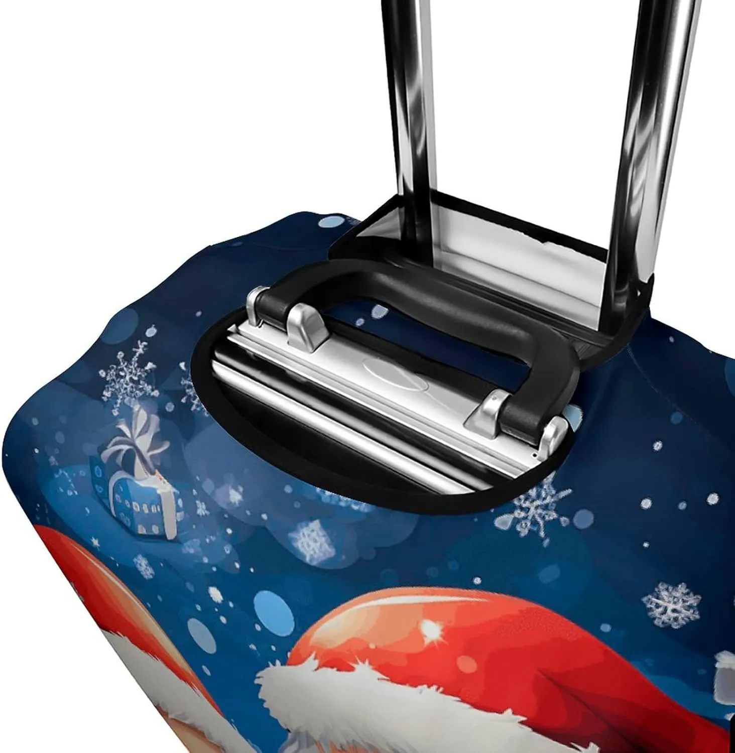 Suitcase Covers for Luggage Super Cute Santa Claus Fashion Luggage Cover Washable Protector Waterproof Suitcase Cover Anti-scratch Travel Suitcases Covers Case for 19-32 Inch Luggages L