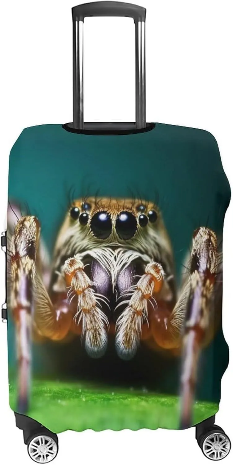 Suitcase Covers for Luggage Wildlife Spider Fashion Luggage Cover Washable Protector Waterproof Suitcase Cover Anti-scratch Travel Suitcases Covers Case for 19-32 Inch Luggages L
