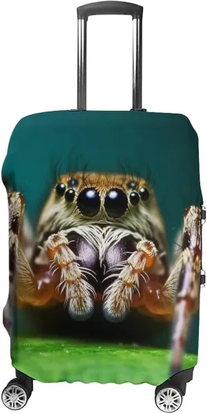 Suitcase Covers for Luggage Wildlife Spider Fashion Luggage Cover Washable Protector Waterproof Suitcase Cover Anti-scratch Travel Suitcases Covers Case for 19-32 Inch Luggages L