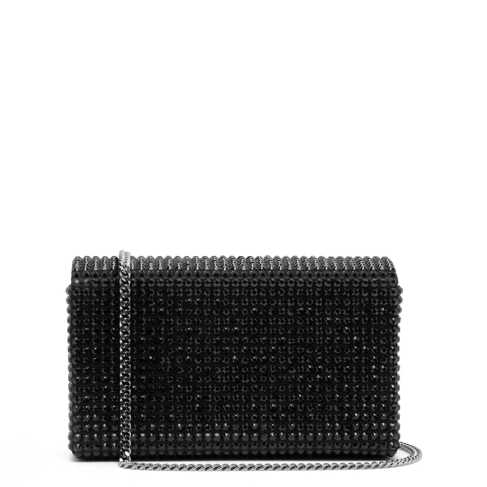 Superamini paloma black crystal clutch