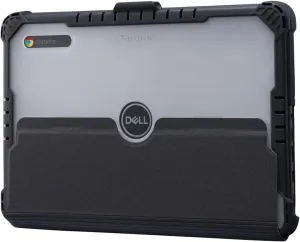 Targus – 11.6" Commercial Grade Form Fit Cover Compatible with Dell Chromebook 3120/3110/3100-2 in 1 - Drop Protection - THZ91513GLZ