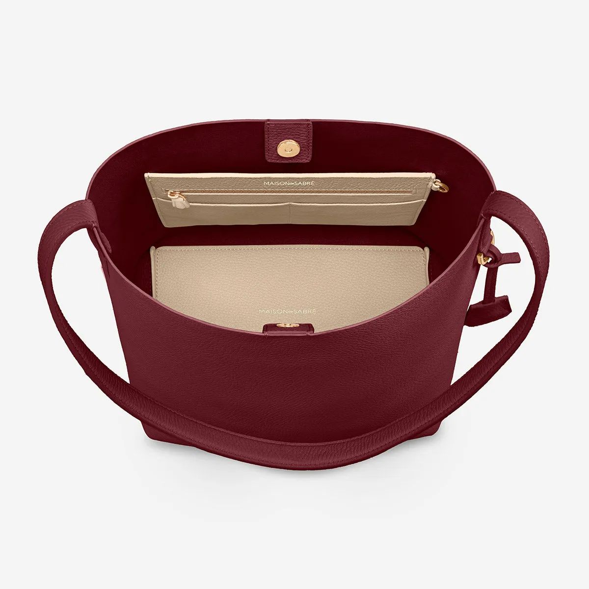 The Bucket Soft Tote - Plum Nude