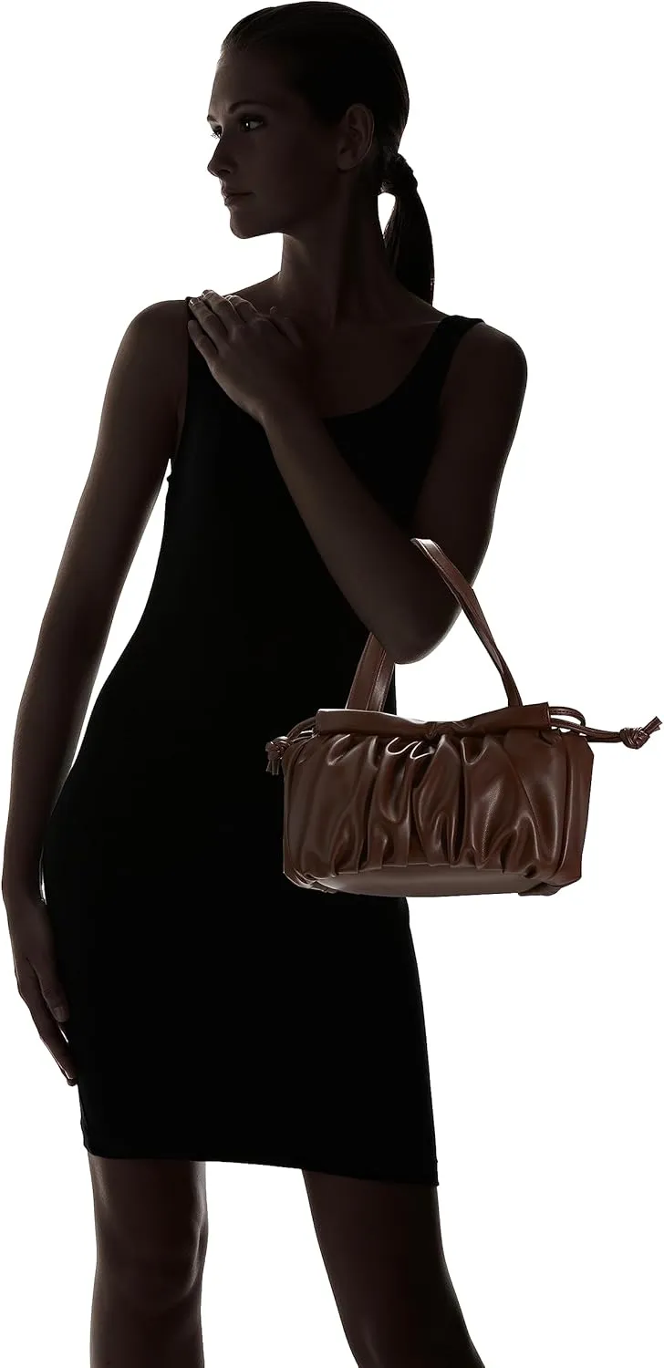 The Drop Shanae Scrunch Bag with Drawstring Closure