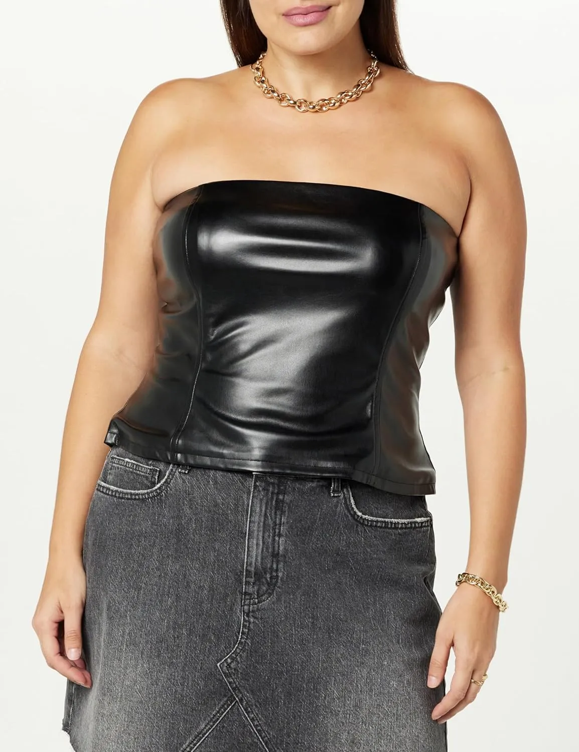The Drop Women's Alejandra Strapless Corset Top