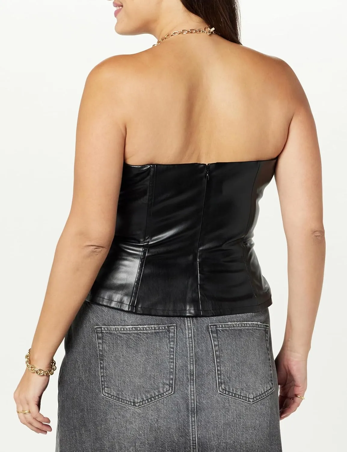 The Drop Women's Alejandra Strapless Corset Top