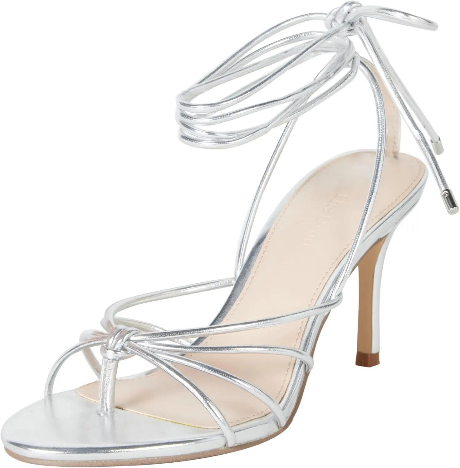 The Drop Women's Archie Lace-up Strappy Heeled Sandal Open Toe Heels