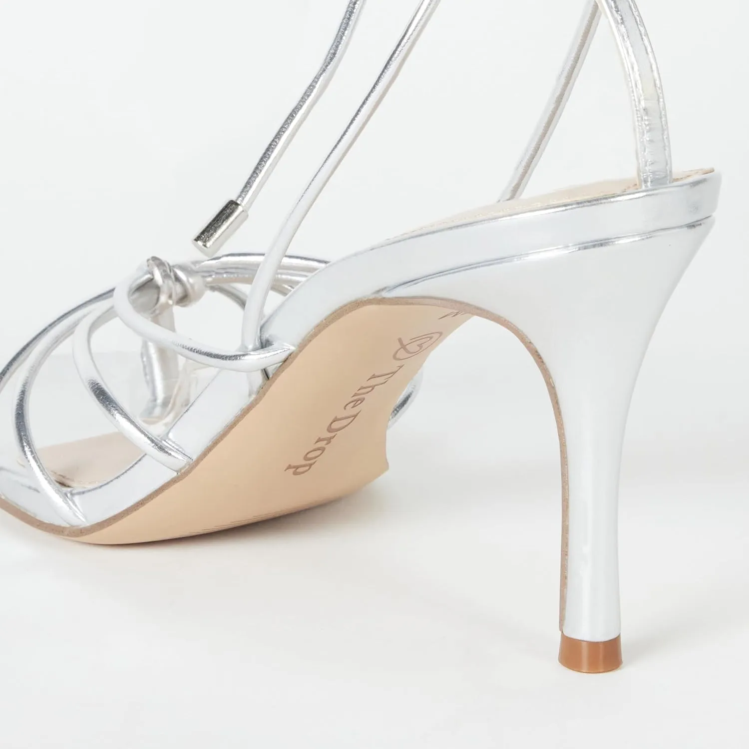 The Drop Women's Archie Lace-up Strappy Heeled Sandal Open Toe Heels