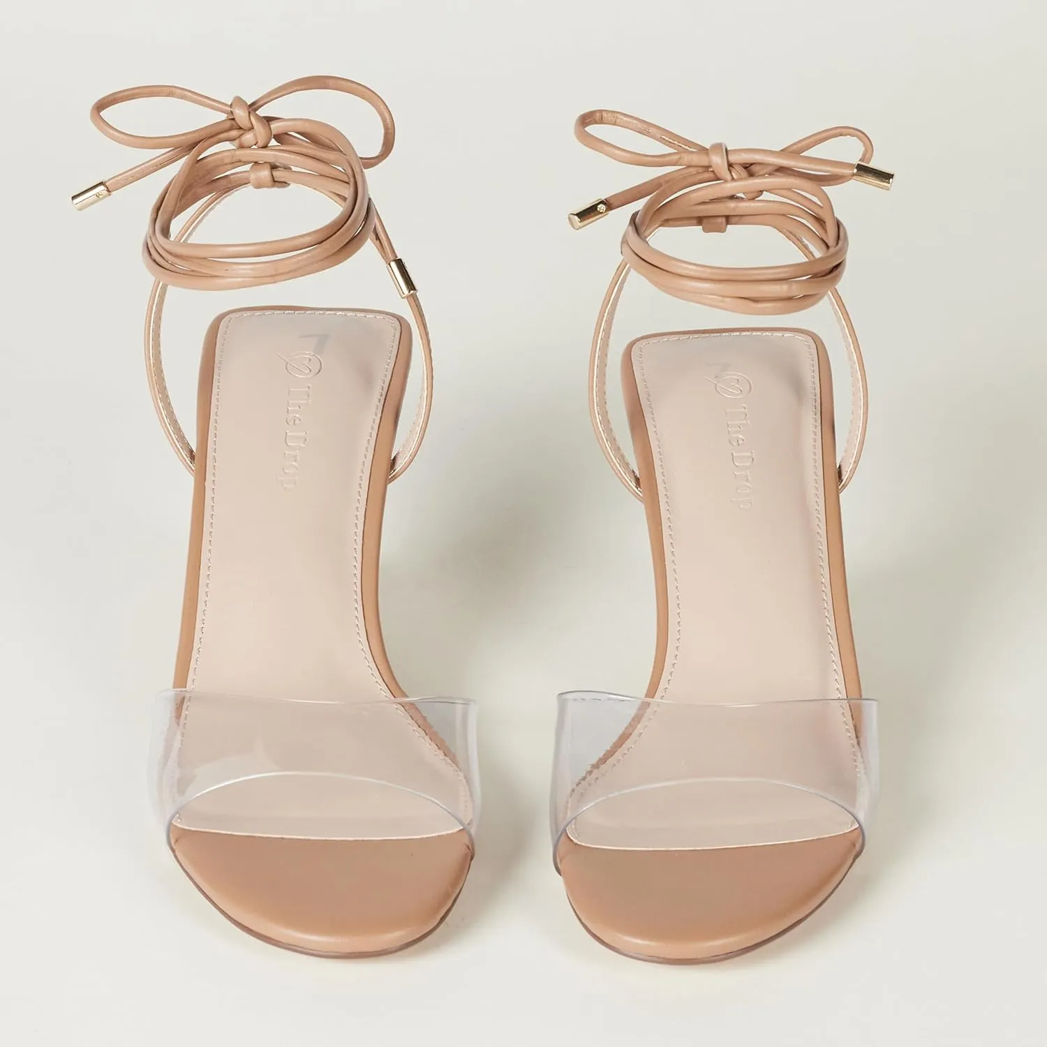 The Drop Women's Phoenix Lace Up Sculpted Heeled Sandal