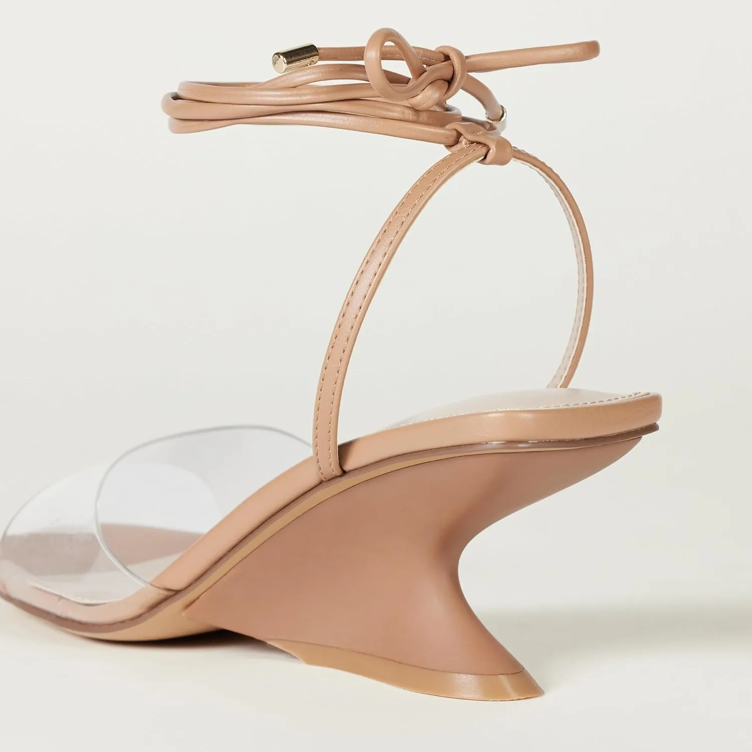 The Drop Women's Phoenix Lace Up Sculpted Heeled Sandal