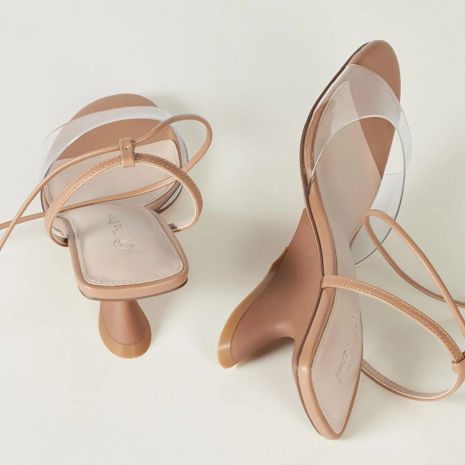 The Drop Women's Phoenix Lace Up Sculpted Heeled Sandal