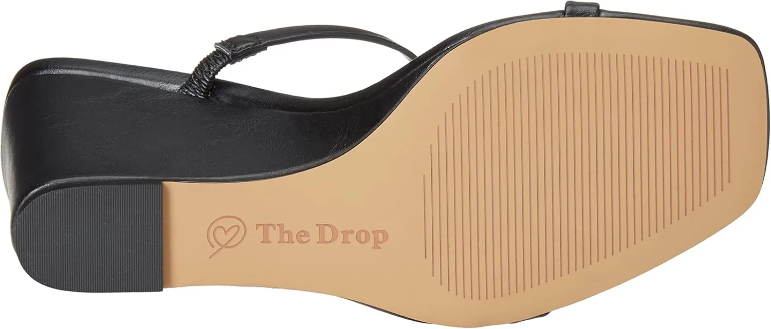 The Drop Women's Sophia Two Strap Wedge Sandals