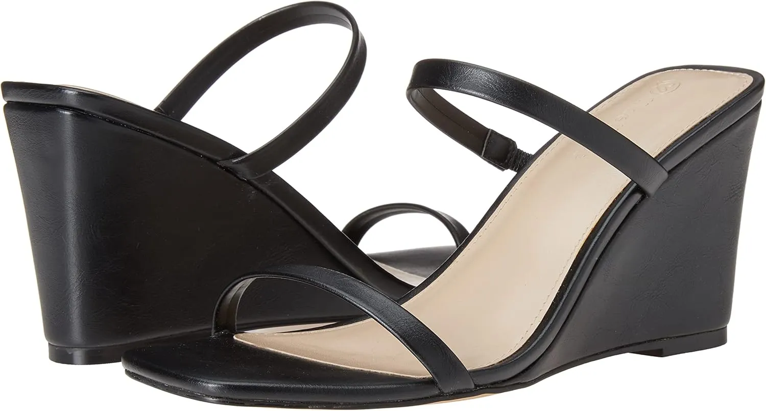 The Drop Women's Sophia Two Strap Wedge Sandals
