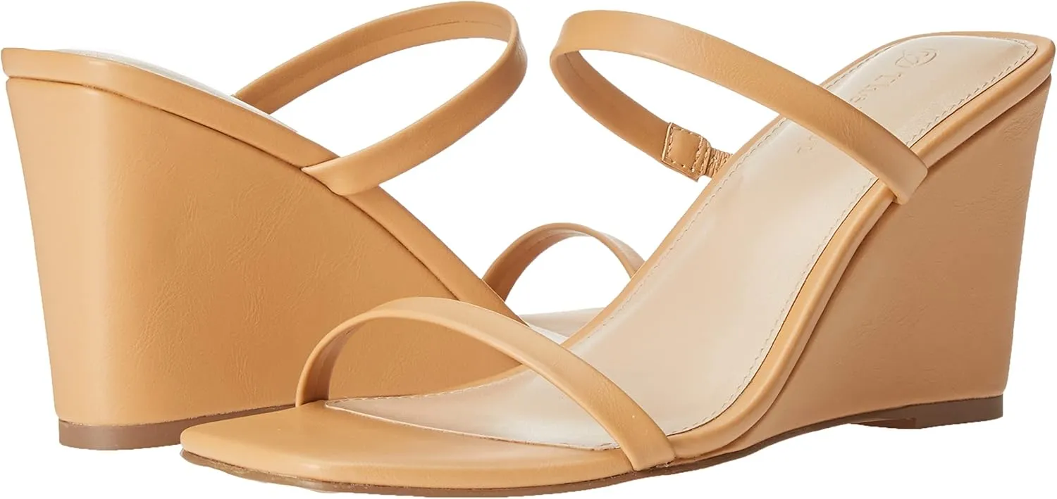 The Drop Women's Sophia Two Strap Wedge Sandals