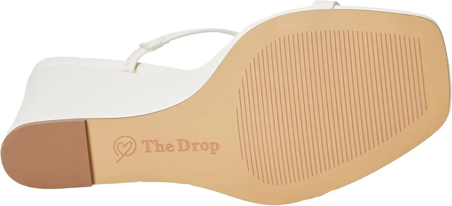 The Drop Women's Sophia Two Strap Wedge Sandals