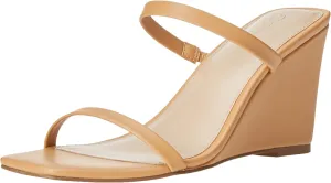 The Drop Women's Sophia Two Strap Wedge Sandals