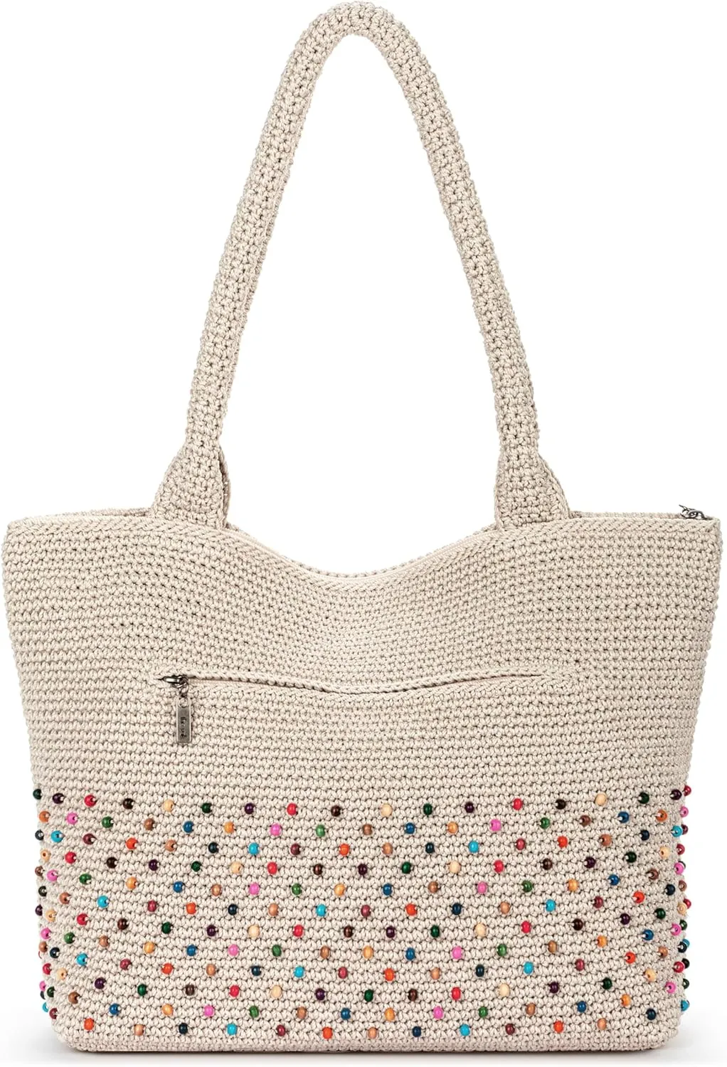 The Sak Crafted Classics Tote Bag - Hand Crochet Women's Purse For Everyday, Travel, Beach Bag - Carryall Shoulder Bag Straps
