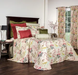 Thomasville At Home Zen Bedspreads, King 118" Long x 120" Wide, Single Cotton Bedspread (1), Bedroom