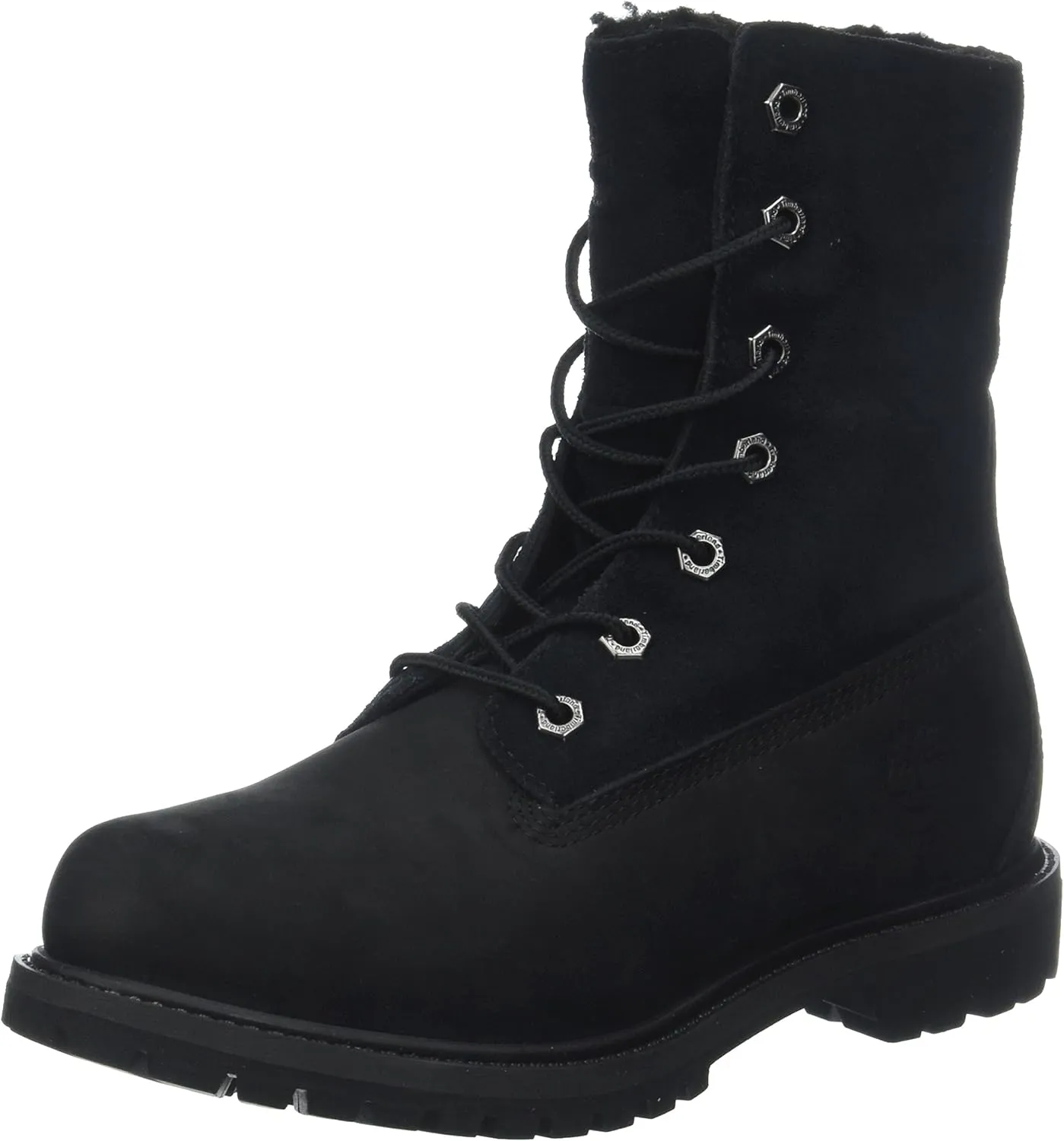 Timberland Women's Teddy Fleece Fold Down WP Ankle Boot