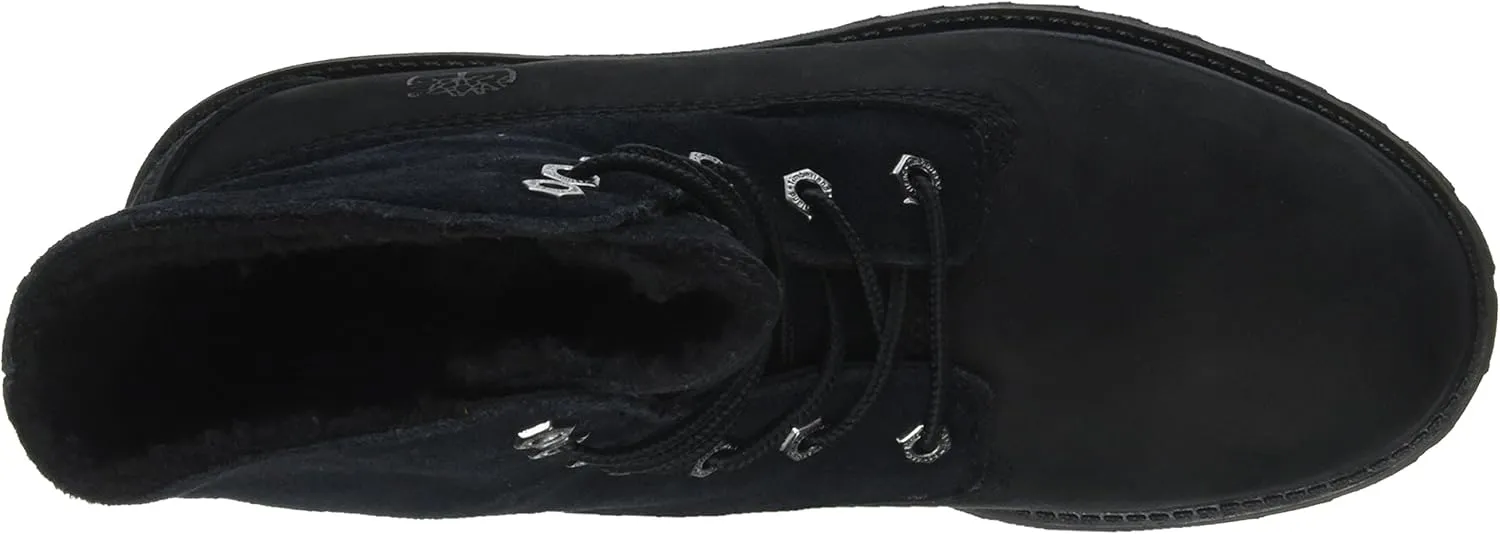 Timberland Women's Teddy Fleece Fold Down WP Ankle Boot