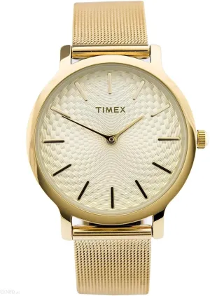 Timex Transcend 34mm Women’s Analog Watch | Stylish Modern Design