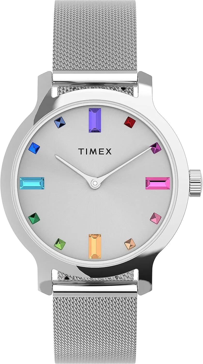 Timex Transcend 34mm Women’s Analog Watch | Stylish Modern Design