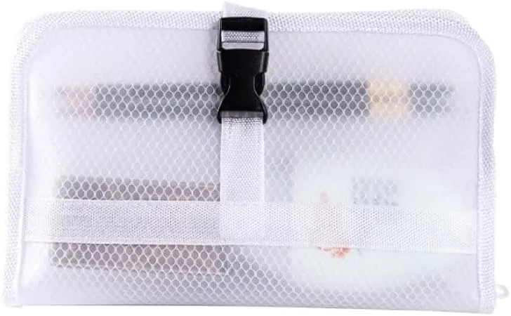 Toiletry Bag with a buckle for Women and Men Water-resistant Shaving Bag for Toiletries Accessories Brushes Tools Skin-Friendly for Traveling (Multifunction Toiletry Bag)
