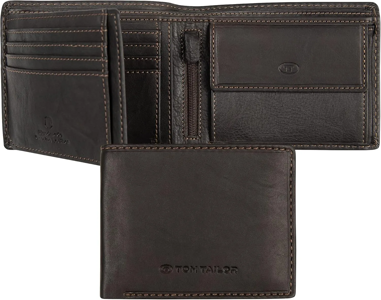 TOM TAILOR Men's Wallets, Braun (Braun 29), 13x10x2 cm (B x H x T)