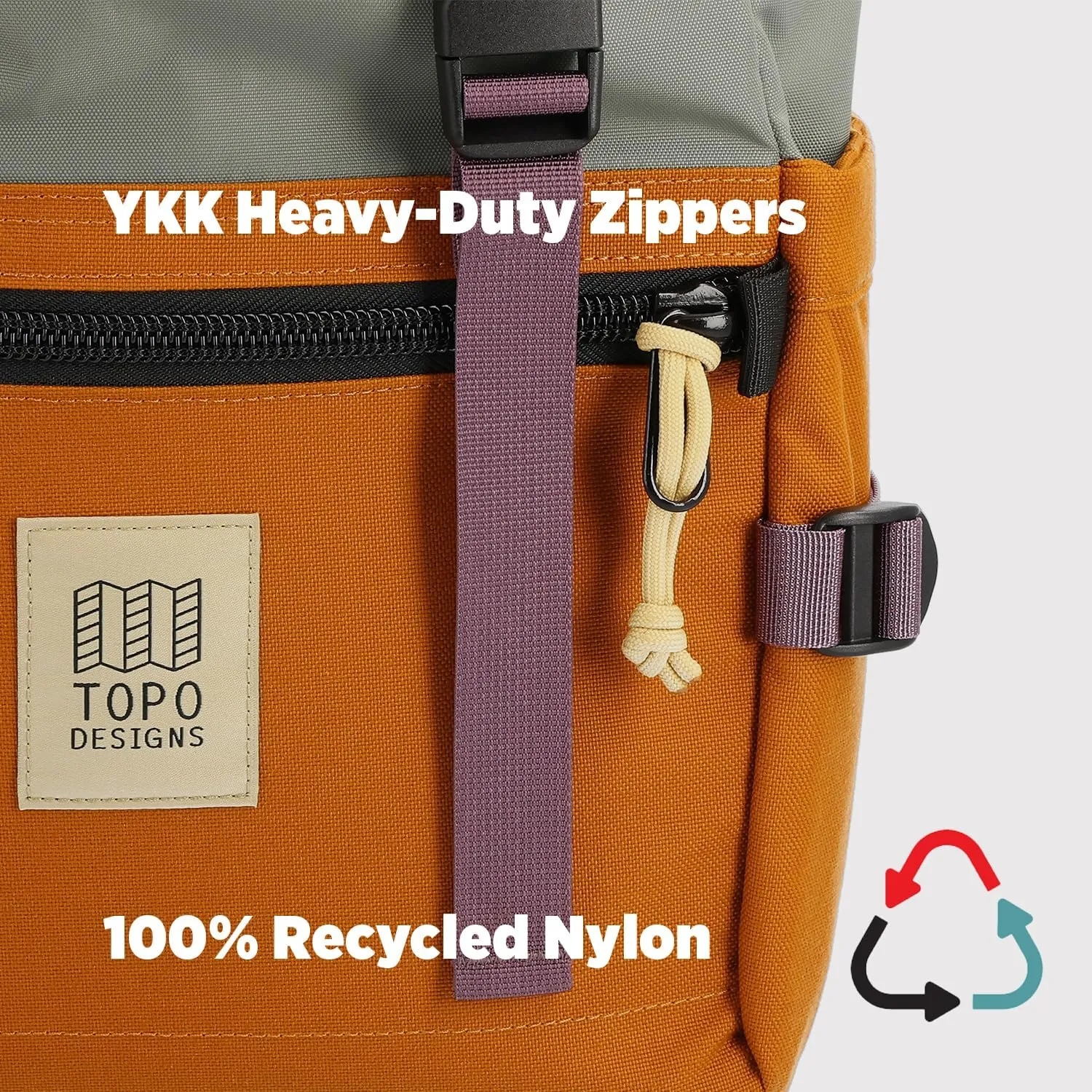 Topo Designs Rover Pack Classic - Khaki/black - One Size