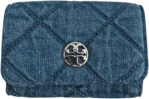 Tory Burch Women's Willa Denim Card Case (Denim)