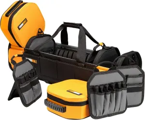 ToughBuilt - 30" Modular Tote Tool Bag - 68 Pockets and Loops, 2 Removable Soft Boxes, 3 Removable Pocket Dividers, Electrical Maintenance Tool Carrier, Storage Organizer/Tool Box - (TB-81-30)