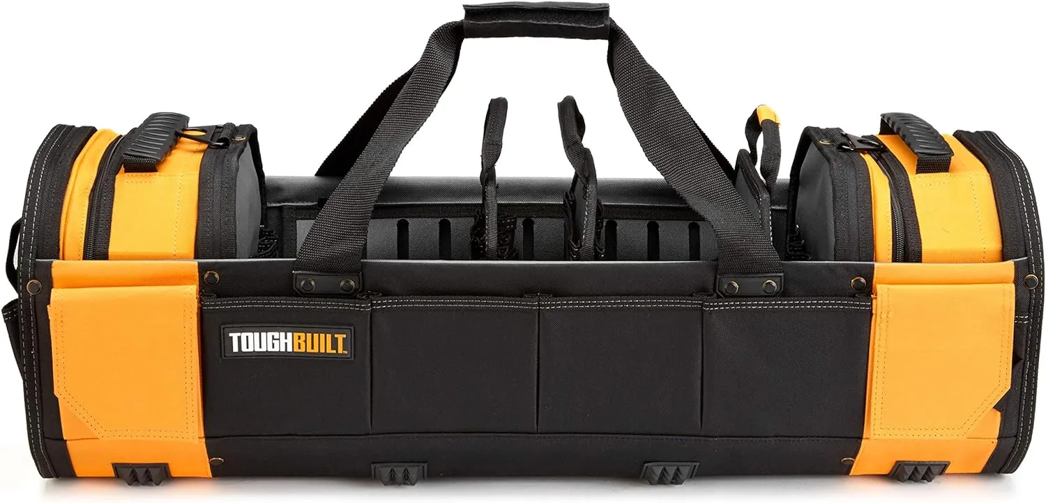ToughBuilt - 30" Modular Tote Tool Bag - 68 Pockets and Loops, 2 Removable Soft Boxes, 3 Removable Pocket Dividers, Electrical Maintenance Tool Carrier, Storage Organizer/Tool Box - (TB-81-30)