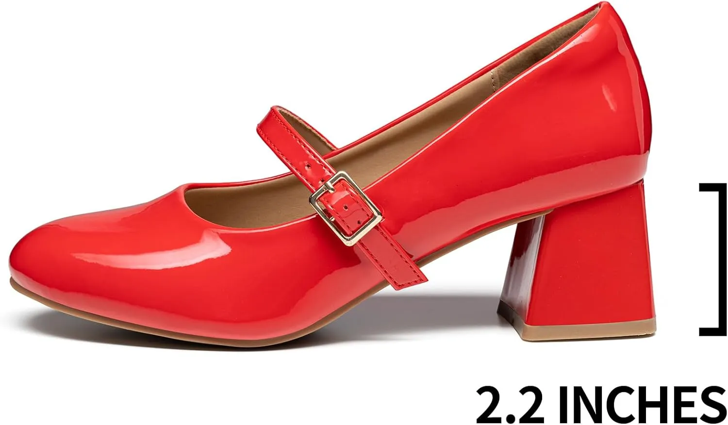 Trary Mary Jane Shoes Women, Chunky Mary Janes Heels for Women Shoes Dressy Casual, Dress Shoes for Women Block Heels Closed Toe Mary Jane Pumps