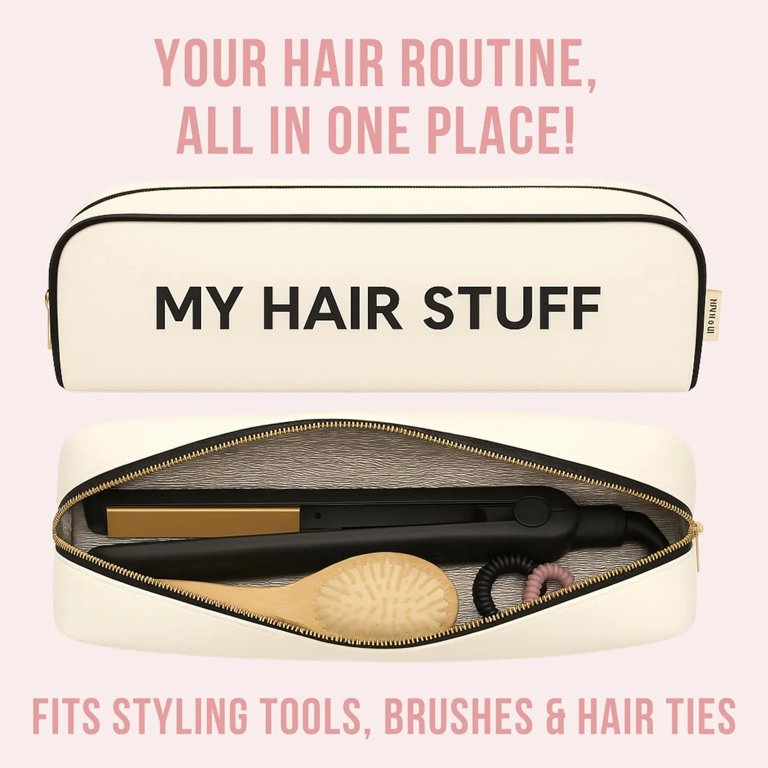 Travel Case for Hair Stuff in Cream by Bag-all