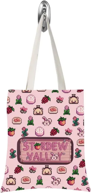 TSOTMO Trendy Gaming Gift Video Game Gift Game Bag For Gamers Gaming gift for Women Sister (VALL tote)