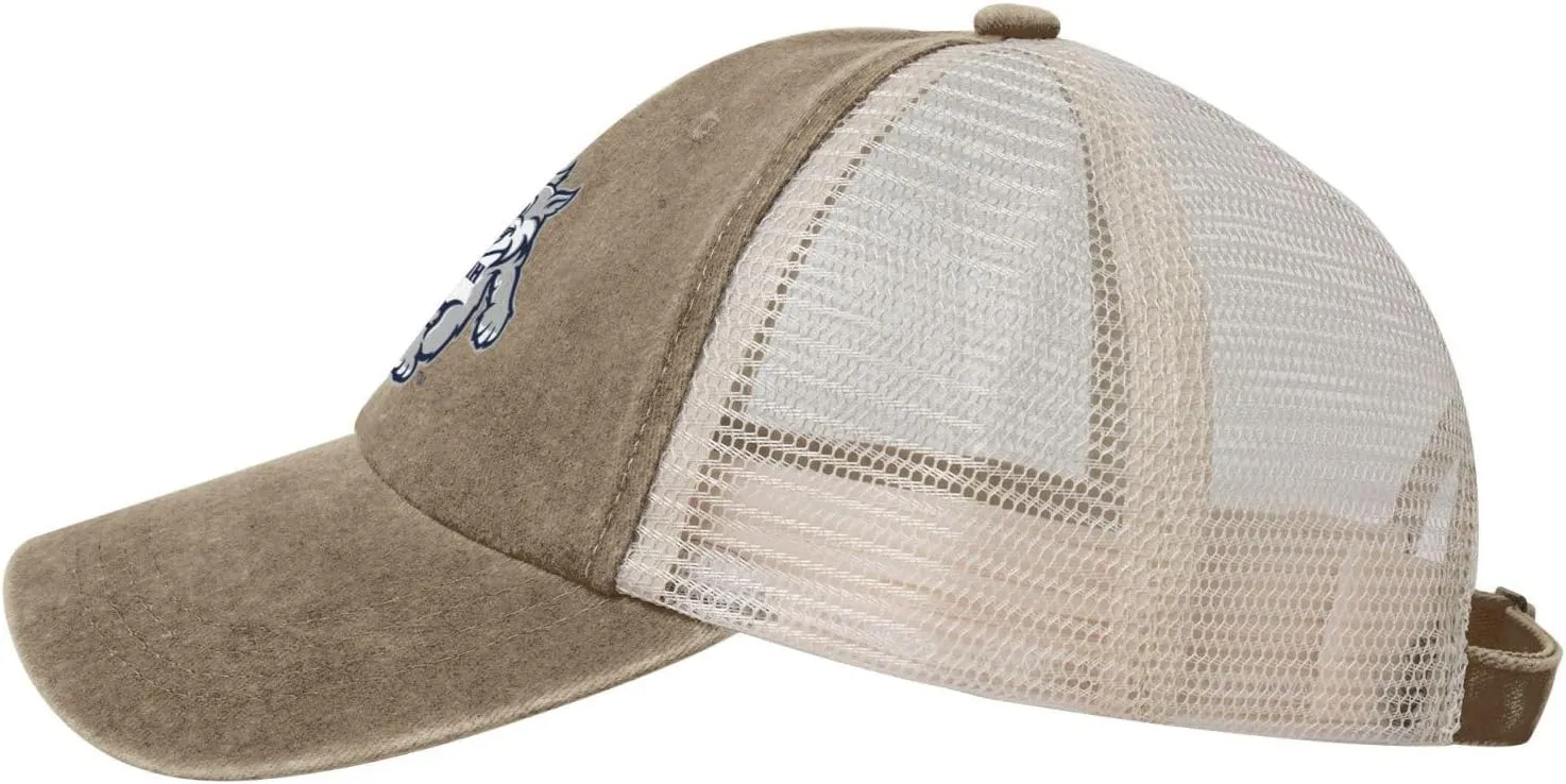 University of New Hampshire Logo Cowboy Vintage Mesh Baseball Cap - Trucker Hat with Adjustable