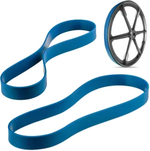 Urethane Band Saw Tires - Set of 2 - fits - 14" X 1 1/8 WALKER TURNER - Precise Blade Tracking - Installation Tool - Instruction - Made in USA