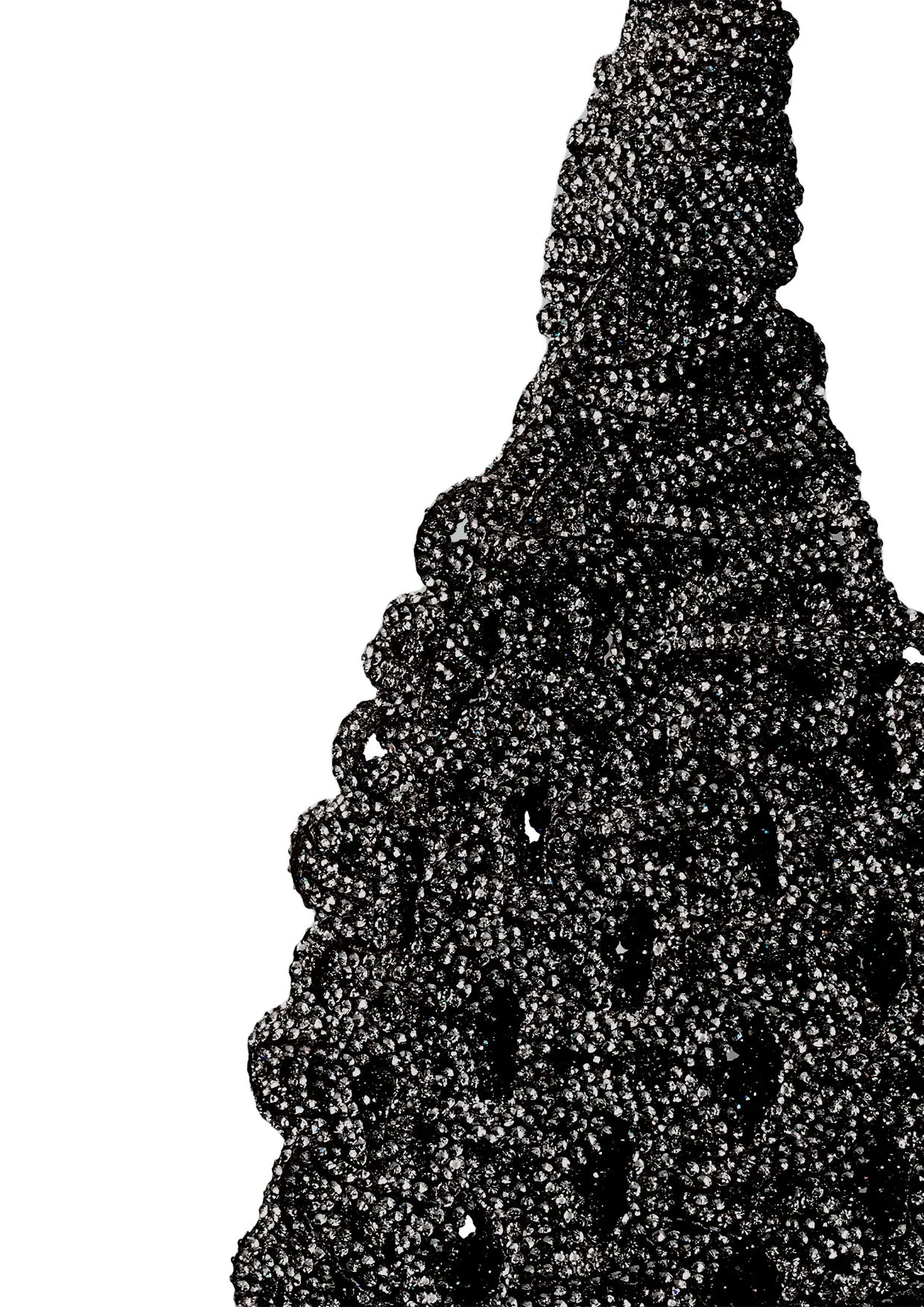 Vannifique Mini Crystal-Studded Woven Handbag