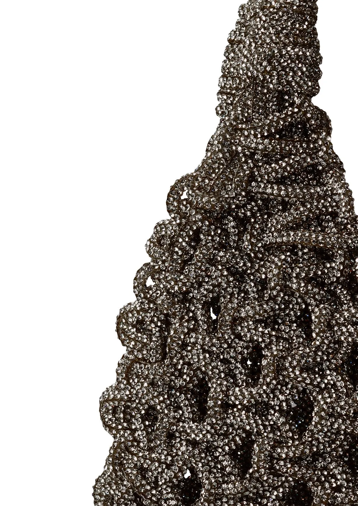 Vannifique Mini Crystal-Studded Woven Handbag