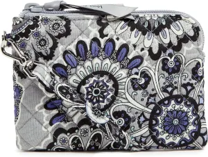 Vera Bradley Women's Cotton Clip & Zip Mini Pouch Wallet