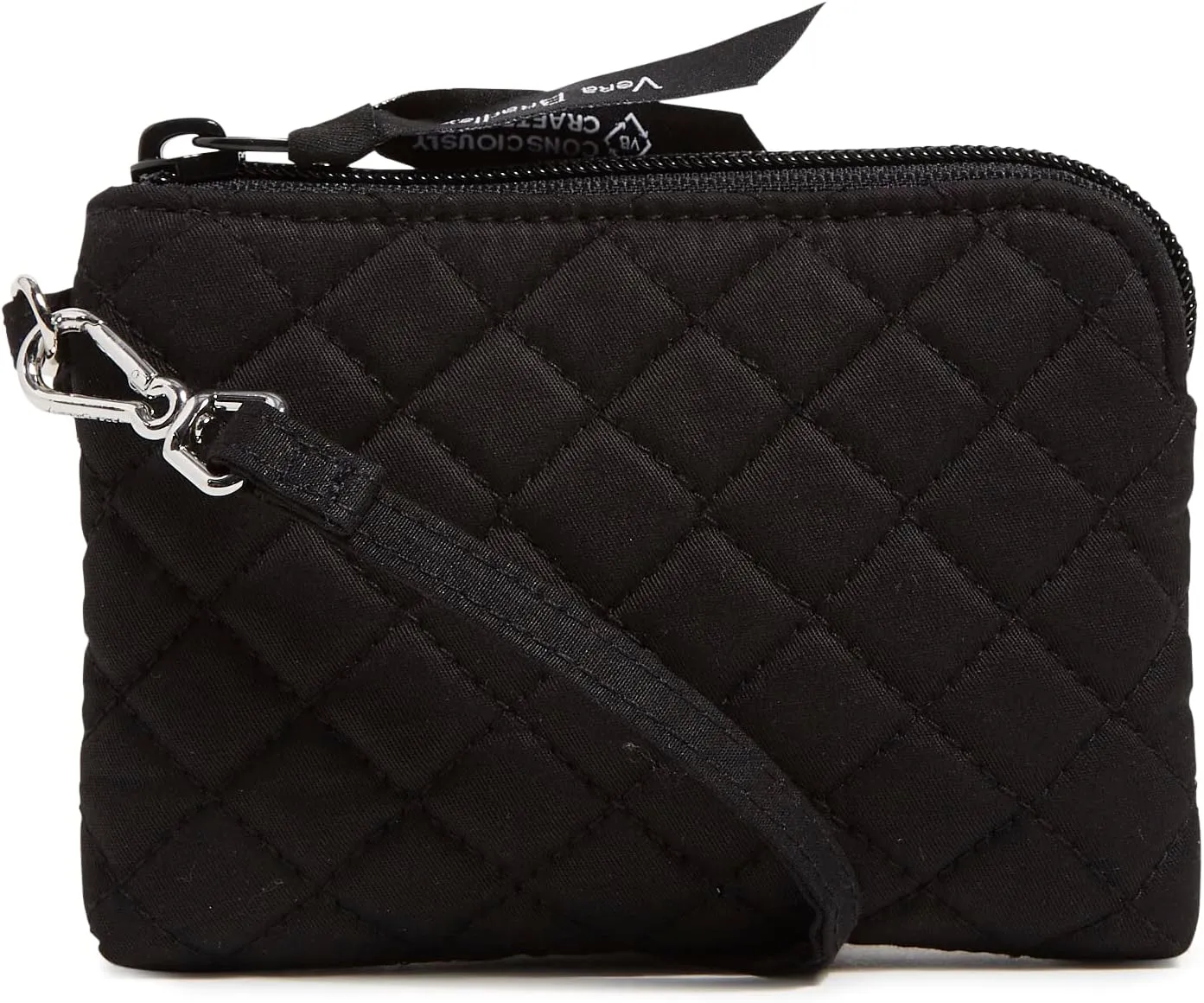 Vera Bradley Women's Cotton Clip & Zip Mini Pouch Wallet