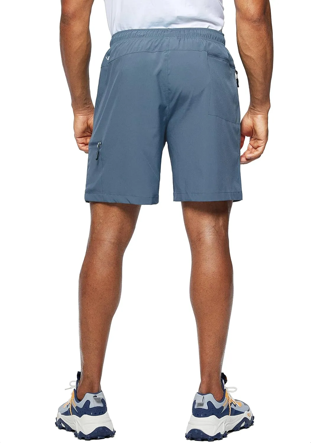 Viodia Men's Hiking Cargo Shorts Stretch Quick Dry Lightweight Shorts for Men Fishing Athletic Shorts with Pockets