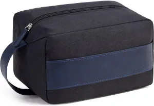 Vorspack Toiletry Bag for Men - Large Dopp Kit for Travel Water Resistant Travel Bag for Toiletries Accessories Lightweight Toiletries Bag - Black&Blue