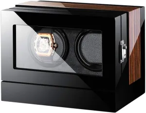 Watch Winders Automatic Winder Screen Box Display Rotations Wooden Storage