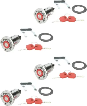 Weather Guard 7748-4PK Replacement Truck Tool Box Locks (4 Locks Keyed Alike)
