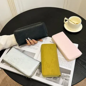 Wholesale Long Shiny Zipper Women's Wallet