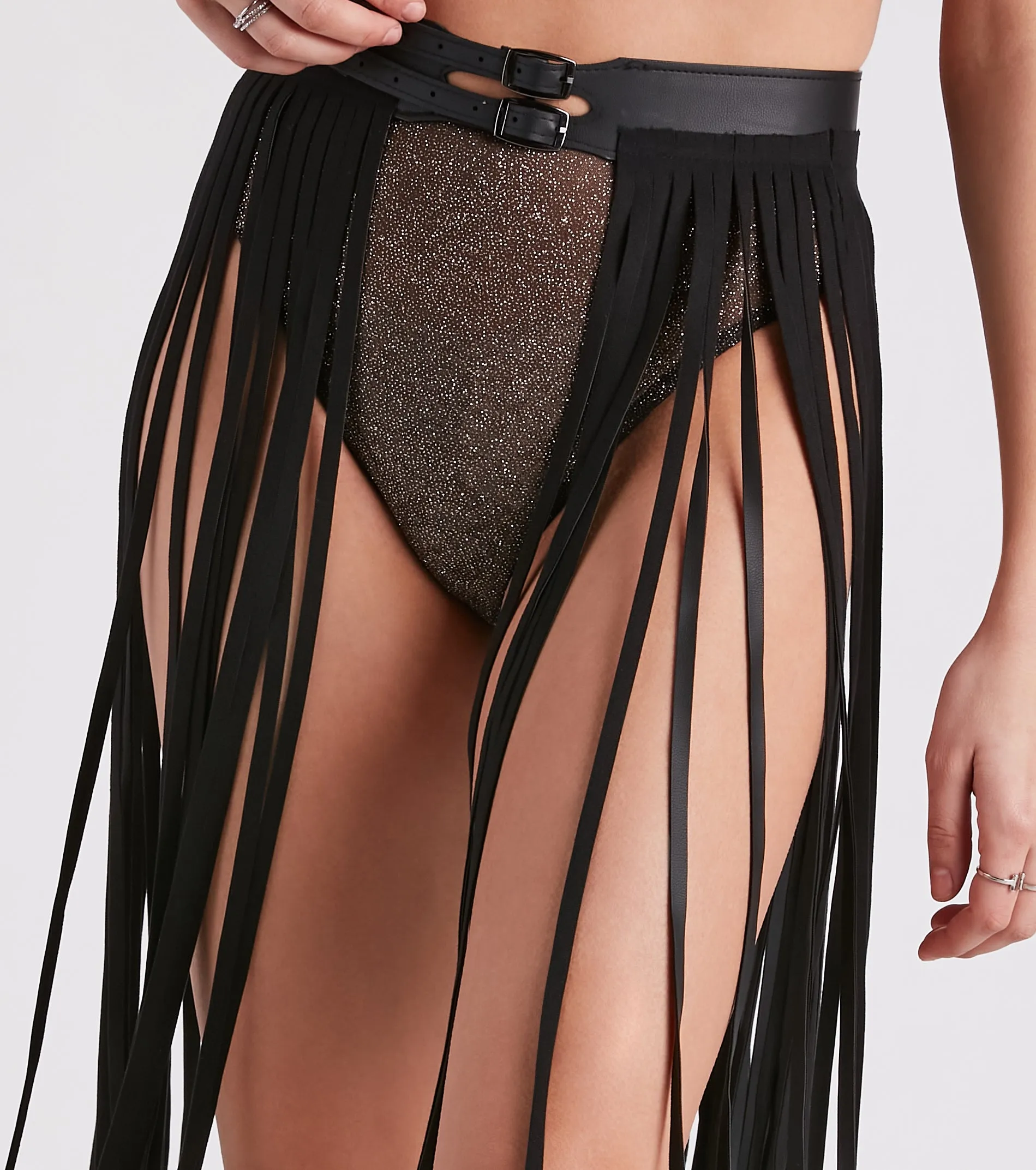 Wild And Free Long Fringe Belt