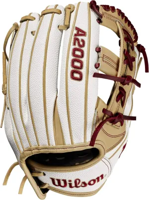 Wilson 2021 2021 A2000 FP75SS 11.75" Infield Fastpitch Glove - Right Hand Throw, Blonde/White/Red