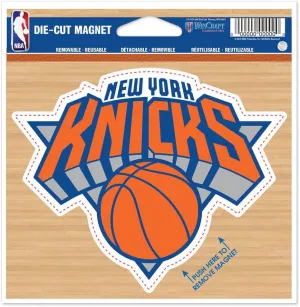 WinCraft New York Knicks Official NBA 4.5 inch x 6 inch Car Magnet by 294180
