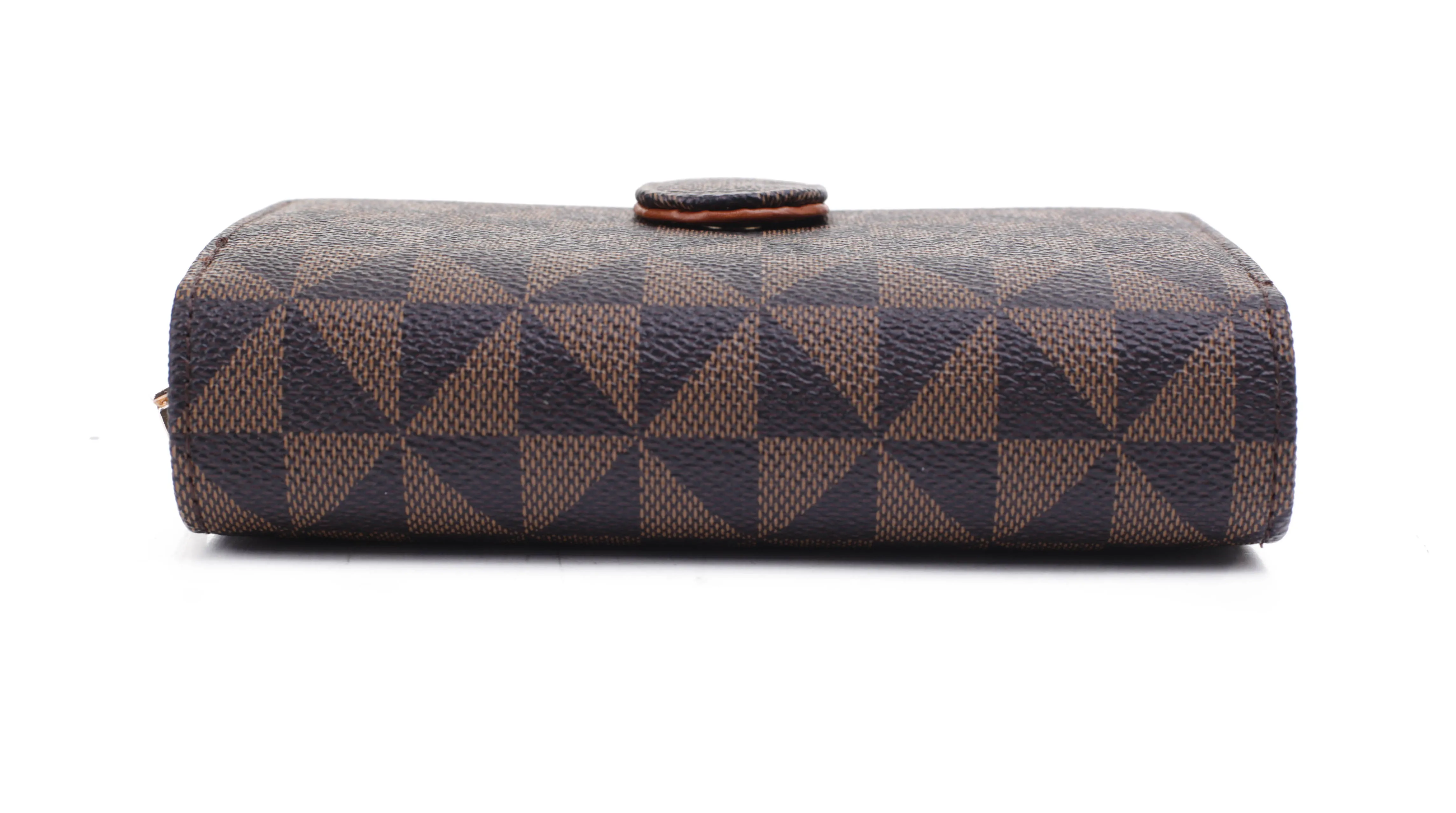 WM1194 Geometric Monogrammed Multi Compartment Wallet