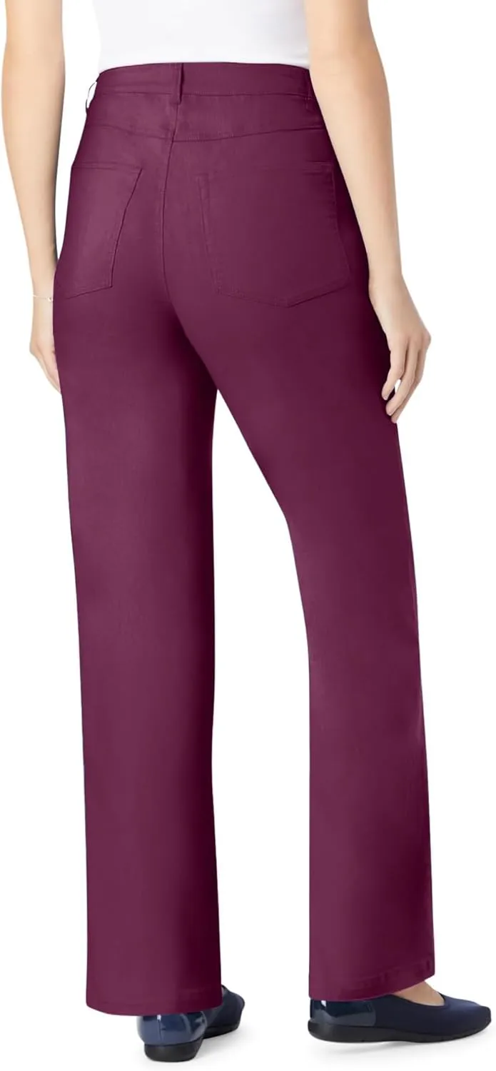 Woman Within Plus Size Wide-Leg Stretch Denim Jean